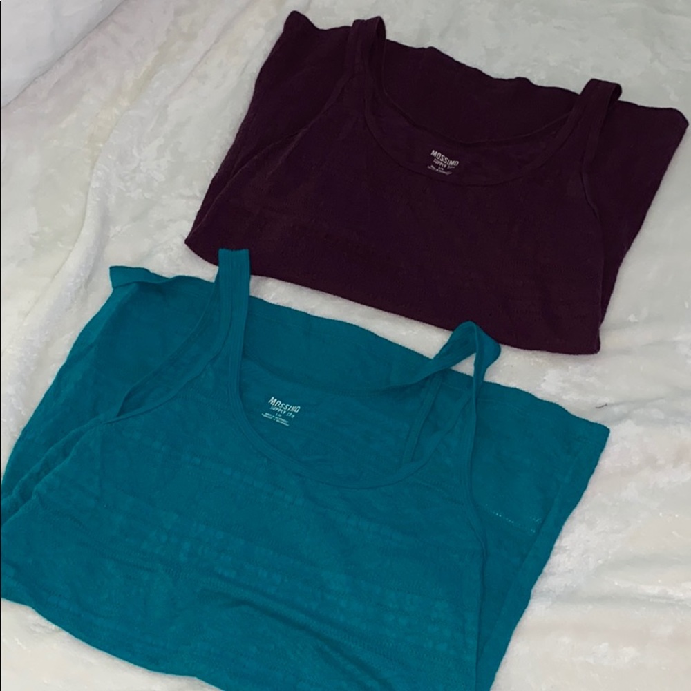 Two mossimo tank tops